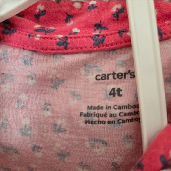 5/$10 Carter's Pink Floral Dress - Picture 3 of 4